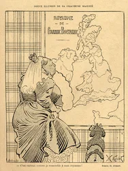 Desenho da Rainha Vitória, de &39;Le Rire&39;, 22 de abril de 1899